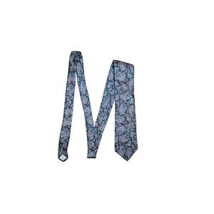 Vintage Trissardi Silk Black Paisley Tie